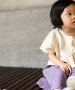 和風罩衫洋裝-訂製 薰衣草