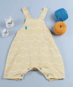 包屁鬆緊吊帶(短)褲- 幾何22-紗