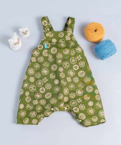 包屁鬆緊吊帶(短)褲- 和風12