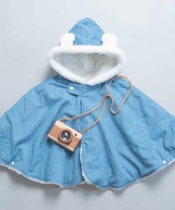 防寒絨毛斗篷-訂製 牛1vs雪花毛(耳朵需另外下單)