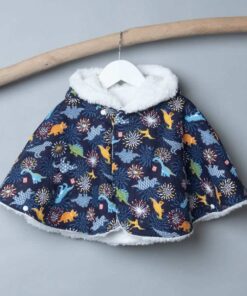 防寒絨毛斗篷 自然22vs雪花毛