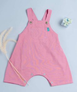 包屁鬆緊吊帶(短)褲- 棉麻28