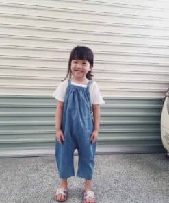 沒事別拆蝴蝶結吊帶褲-訂製 牛1