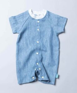 包屁連身衣(短袖)-訂製 牛仔棉麻
