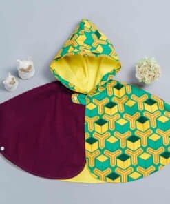 抗風防雨雙面斗篷-訂製 和風14(請依照圖片剪裁) 鬼滅