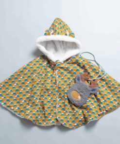 防寒絨毛斗篷-訂製 和風4vs雪花毛(耳朵需另外下單)