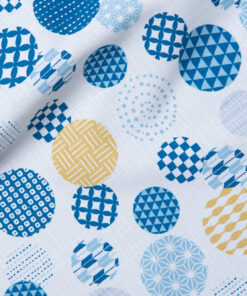 和風50(十字抗皺)-日本圖騰(白)