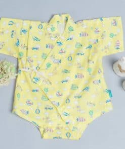 包屁-甚平紗布衣-訂製 交通1-紗布衣 嬰兒 包屁-衣 連身衣