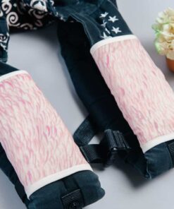 揹巾口水巾-現貨 粉色稻香