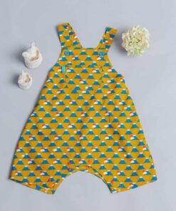 包屁鬆緊吊帶(短)褲- 和風4