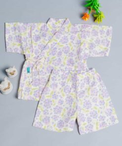 甚平和服-現貨 花11-紗 90cm