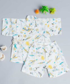 甚平和服-訂製 自然11-紗布衣 連身