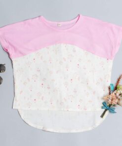 短袖上衣-現貨 自然7vs輕薄7(粉)90cm