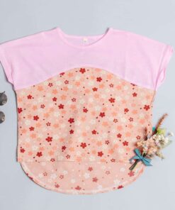 短袖上衣-訂製 和風13vs輕薄7(粉)