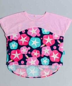 短袖上衣-訂製 和風17vs輕薄7(粉)