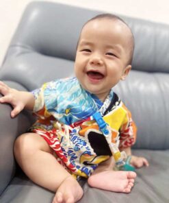 包屁-甚平紗布衣-訂製 和風11