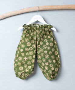 防蚊縮口寬管褲 和風12 90cm