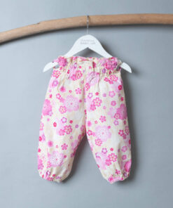 防蚊縮口寬管褲 訂製 和風2(腰帶需另外購買)