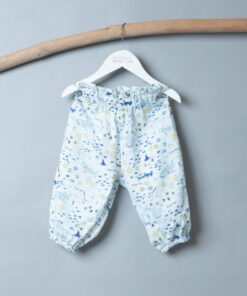 防蚊縮口寬管褲-現貨 90cm