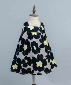 A-Line平口洋裝-訂製 花47