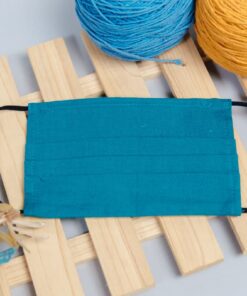 防疫紗布口罩套-棉麻-葉綠(加價購折抵50元)