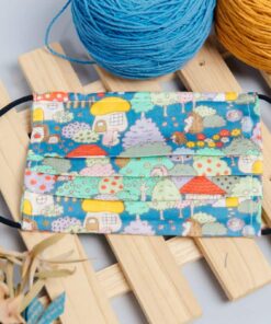 防疫紗布口罩套-蘑菇森林(加價購折抵50元)