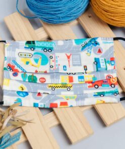 防疫紗布口罩套-交通工具(加價購折抵50元)