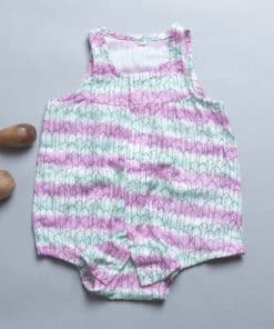 無袖包屁衣-訂製 和風19-紗