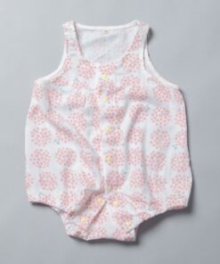 無袖包屁衣-訂製 花72