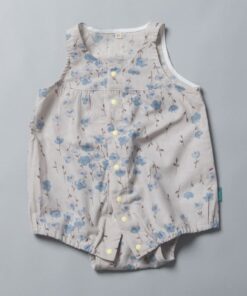 無袖包屁衣-訂製 花69