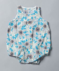 無袖包屁衣-訂製 花70