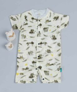 包屁連身衣(短袖)-訂製 動物16-紗