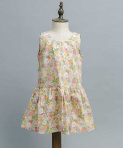 無袖連身洋裝-訂製 花13