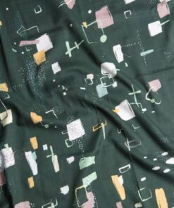 名13(二紗)-綠底方塊