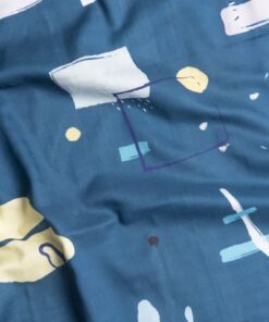 名15(二紗-藍綠大方塊