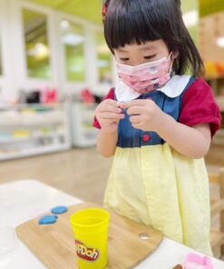 圓領袖邊洋裝(短袖)-訂製 白雪公主 #29072