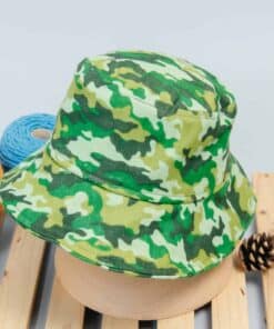 帽圍可調塑型漁夫帽-現貨-迷彩3-紗 50cm(0-3y)