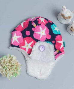 遮耳飛行帽-"現貨" 49cm 牽牛花