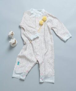 包屁連身衣(長袖)-訂製 花60