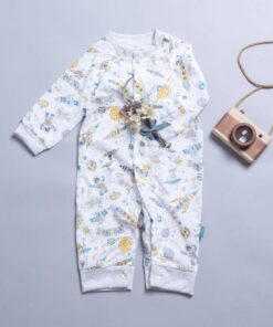 包屁連身衣(長袖)-訂製 自然11-紗