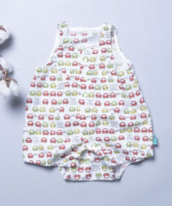 無袖包屁衣-訂製 交通6