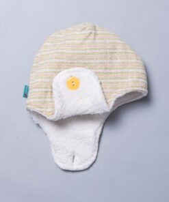 遮耳飛行帽(毛料)-訂製 三明治vs雪花毛