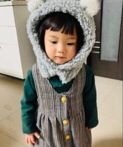 脖圍精靈帽-現貨 雲朵灰 數量有限