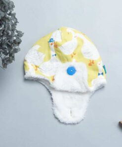 遮耳飛行帽-"現貨"49cm 綠鵝