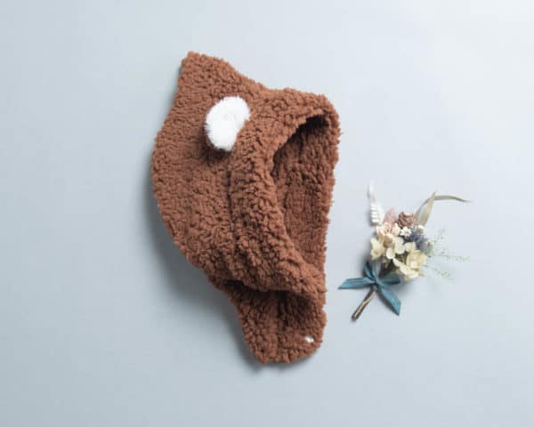 熊帽、圍巾-MarMarBarBar手作童衣