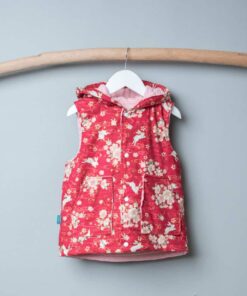 保暖連帽(雙面)背心 120cm 現貨 斷紗(非脫線) 不會擴大