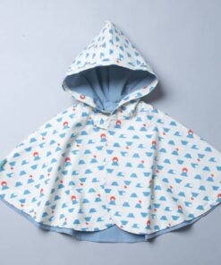 抗風防雨雙面斗篷-訂製 和風34vs防水41