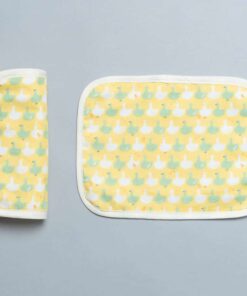 揹巾口水巾-現貨 綠色鴨鴨