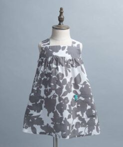 A-Line平口洋裝-訂製 花54