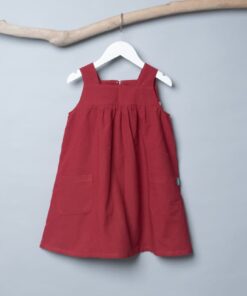 A-Line平口洋裝-訂製 棉麻14